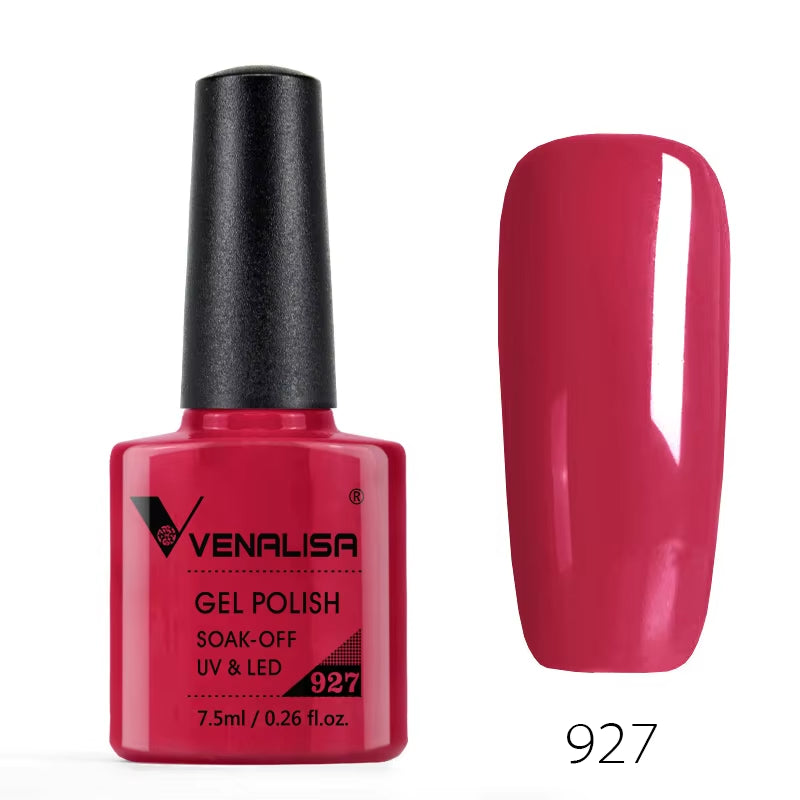 60-Color Nail Gel Polish – High-Quality, Odorless, Organic UV Soak-Off Gel Lacquer - DELEOUR