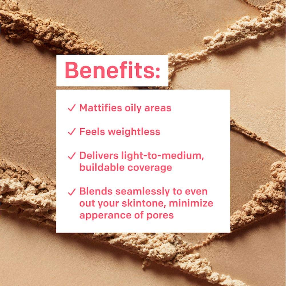 Setting Powder, Face Makeup, Matte Loose Powder, Hypoallergenic, 200 Light Medium, 1 Oz - DELEOUR