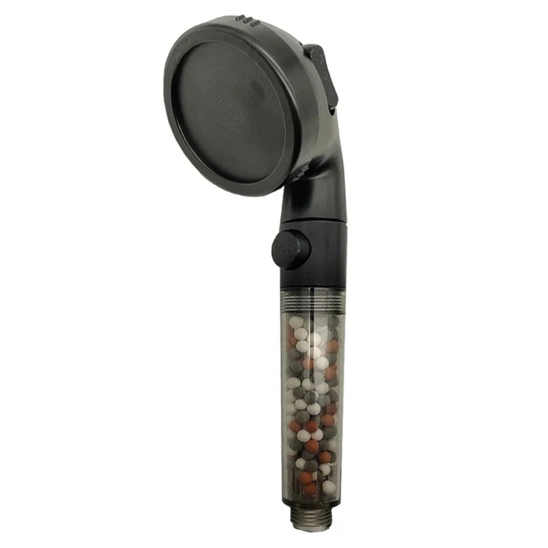 3-in-1 High-Pressure Handheld SPA Shower Head – Water-Saving Rainfall with Anion Filter - DELEOUR