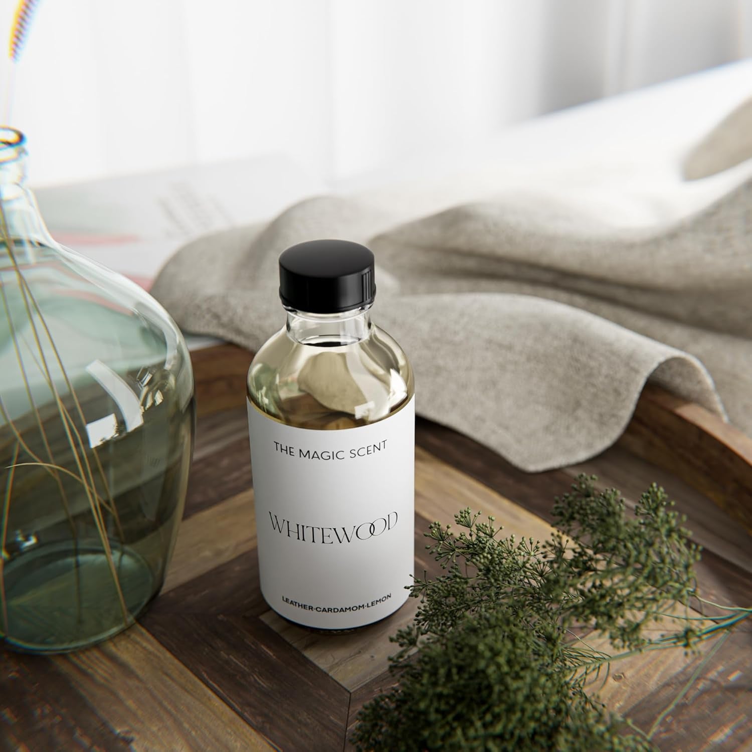 SereniScents Whitewood Diffuser Oil – Luxe 500ml - DELEOUR
