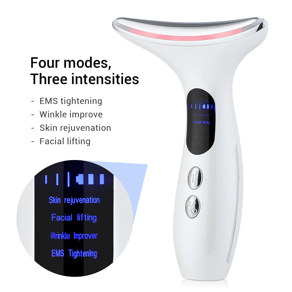 EMS Neck & Chin Lifting Device – Anti-Wrinkle & Firming - DELEOUR