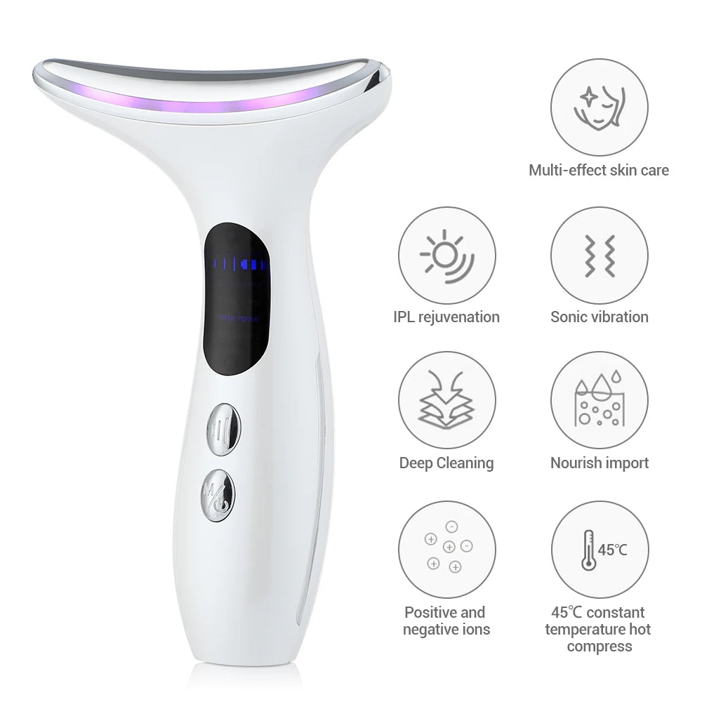 EMS Neck & Chin Lifting Device – Anti-Wrinkle & Firming - DELEOUR