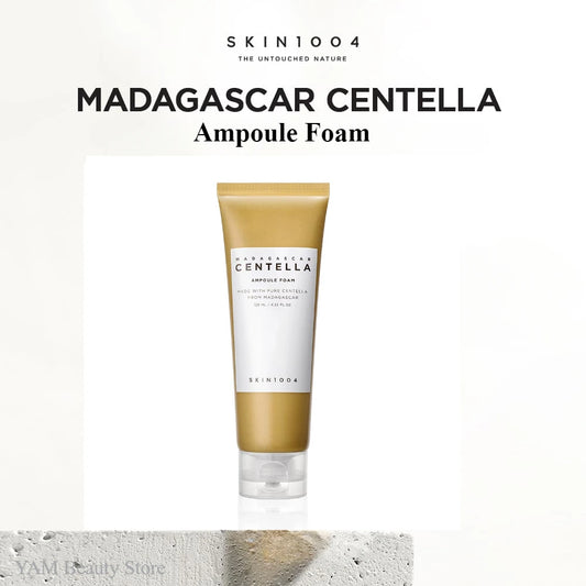 Skin Care Centella Ampoule Face Wash Foam Cleanser Facial Pore Control Makeup and Skincare Set - DELEOUR