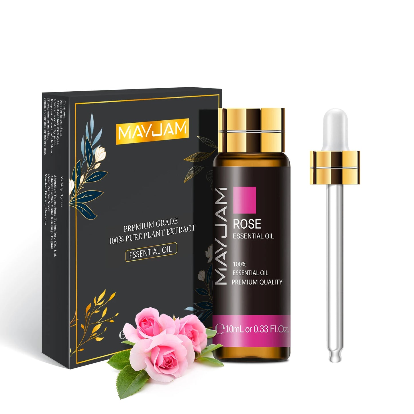 10ml Pure Plant Essential Oil – Mint, Lavender, Tea Tree, Rose, Vanilla, Sandalwood & Jasmine for Diffusers & Humidifiers - DELEOUR