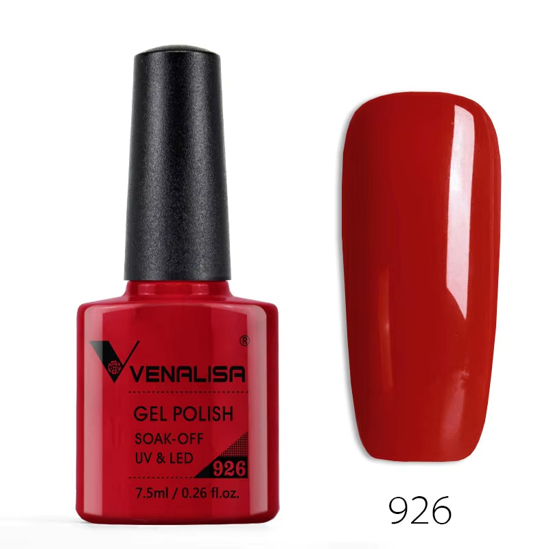 60-Color Nail Gel Polish – High-Quality, Odorless, Organic UV Soak-Off Gel Lacquer - DELEOUR