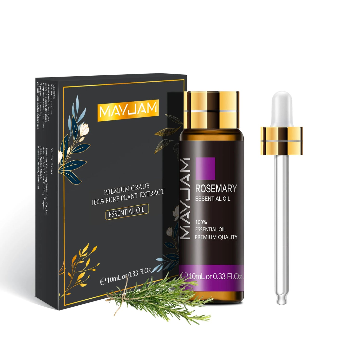 10ml Pure Plant Essential Oil – Mint, Lavender, Tea Tree, Rose, Vanilla, Sandalwood & Jasmine for Diffusers & Humidifiers - DELEOUR