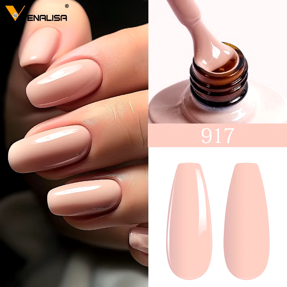 60-Color Nail Gel Polish – High-Quality, Odorless, Organic UV Soak-Off Gel Lacquer - DELEOUR