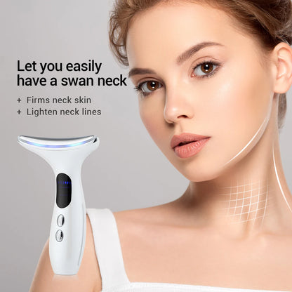 EMS Neck & Chin Lifting Device – Anti-Wrinkle & Firming - DELEOUR