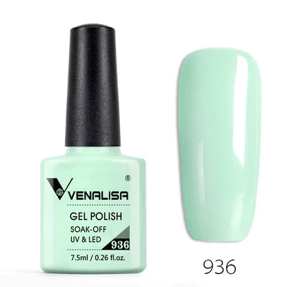 60-Color Nail Gel Polish – High-Quality, Odorless, Organic UV Soak-Off Gel Lacquer - DELEOUR