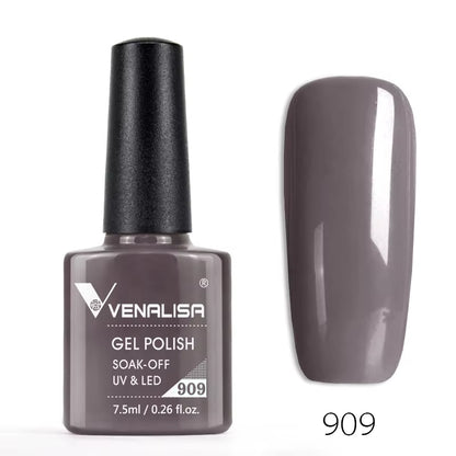 60-Color Nail Gel Polish – High-Quality, Odorless, Organic UV Soak-Off Gel Lacquer - DELEOUR