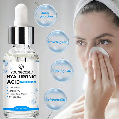 Hyaluronic Acid Facial Essence – Deep Moisturizing Korean Skincare Serum - DELEOUR