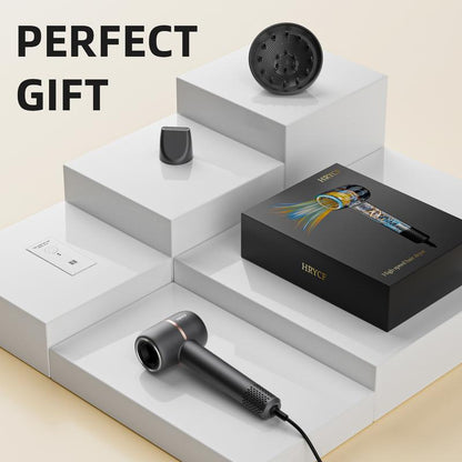 HRYCF UltraDry Pro – 160K RPM Ionic Hair Dryer - DELEOUR