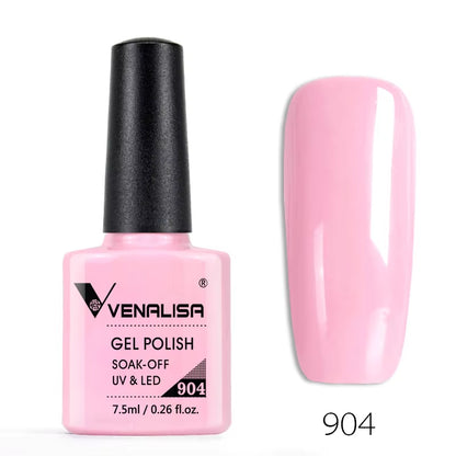 60-Color Nail Gel Polish – High-Quality, Odorless, Organic UV Soak-Off Gel Lacquer - DELEOUR