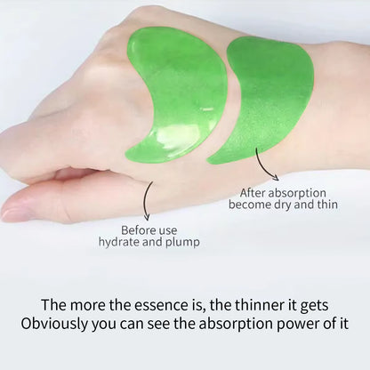 Aloe Vera Eye Patches – 60pcs for Dark Circles & Puffiness - DELEOUR