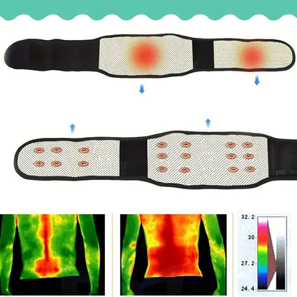 20-Magnet Self-Heating Magnetic Therapy Waist Belt - DELEOUR
