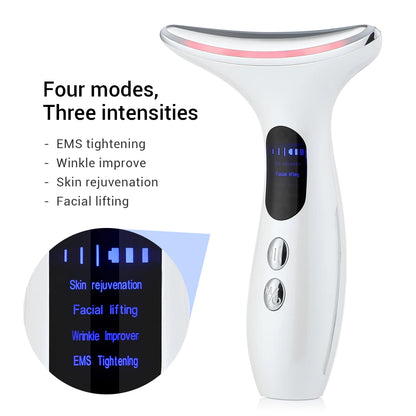 EMS Neck & Chin Lifting Device – Anti-Wrinkle & Firming - DELEOUR