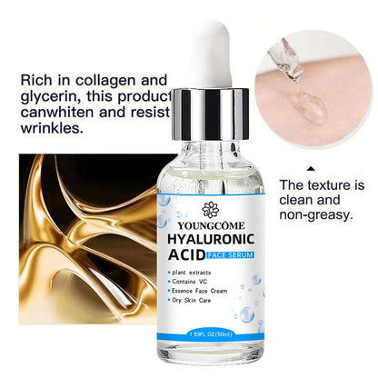 Hyaluronic Acid Facial Essence – Deep Moisturizing Korean Skincare Serum - DELEOUR
