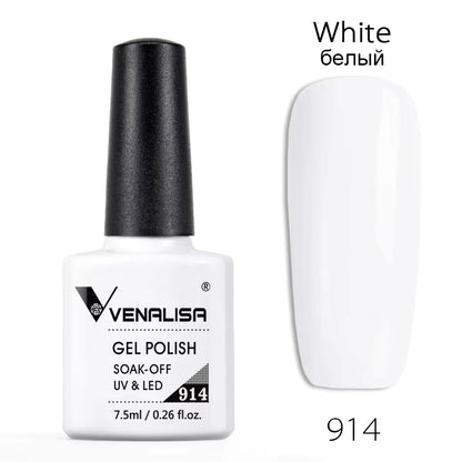 60-Color Nail Gel Polish – High-Quality, Odorless, Organic UV Soak-Off Gel Lacquer - DELEOUR