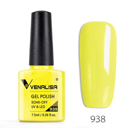 60-Color Nail Gel Polish – High-Quality, Odorless, Organic UV Soak-Off Gel Lacquer - DELEOUR