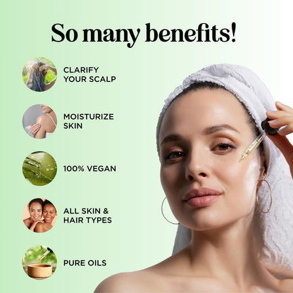 100% Pure Tea Tree Essential Oil – Premium Quality for Skin and Scalp Care, Aromatherapy, and Natural Cleaning Solutions - DELEOUR