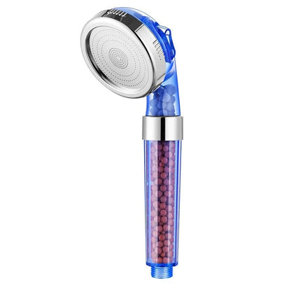3-in-1 High-Pressure Handheld SPA Shower Head – Water-Saving Rainfall with Anion Filter - DELEOUR