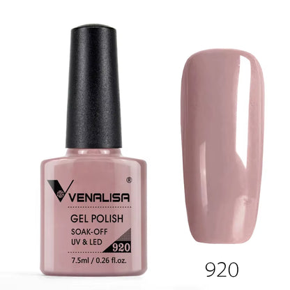 60-Color Nail Gel Polish – High-Quality, Odorless, Organic UV Soak-Off Gel Lacquer - DELEOUR