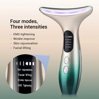 EMS Neck & Chin Lifting Device – Anti-Wrinkle & Firming - DELEOUR