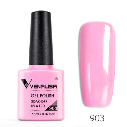 60-Color Nail Gel Polish – High-Quality, Odorless, Organic UV Soak-Off Gel Lacquer - DELEOUR
