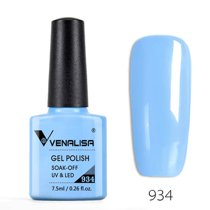 60-Color Nail Gel Polish – High-Quality, Odorless, Organic UV Soak-Off Gel Lacquer - DELEOUR