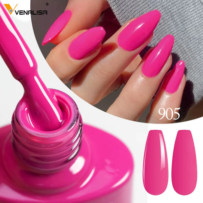 60-Color Nail Gel Polish – High-Quality, Odorless, Organic UV Soak-Off Gel Lacquer - DELEOUR