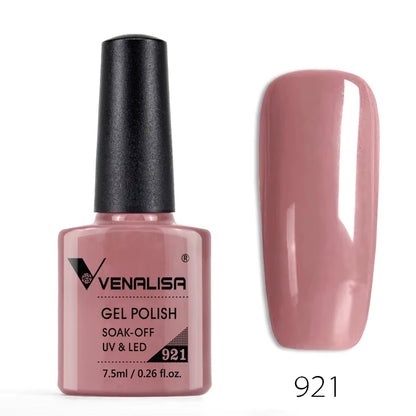 60-Color Nail Gel Polish – High-Quality, Odorless, Organic UV Soak-Off Gel Lacquer - DELEOUR