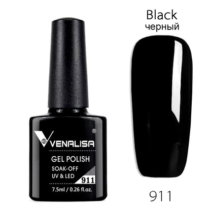 60-Color Nail Gel Polish – High-Quality, Odorless, Organic UV Soak-Off Gel Lacquer - DELEOUR