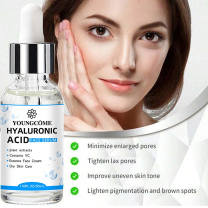 Hyaluronic Acid Facial Essence – Deep Moisturizing Korean Skincare Serum - DELEOUR
